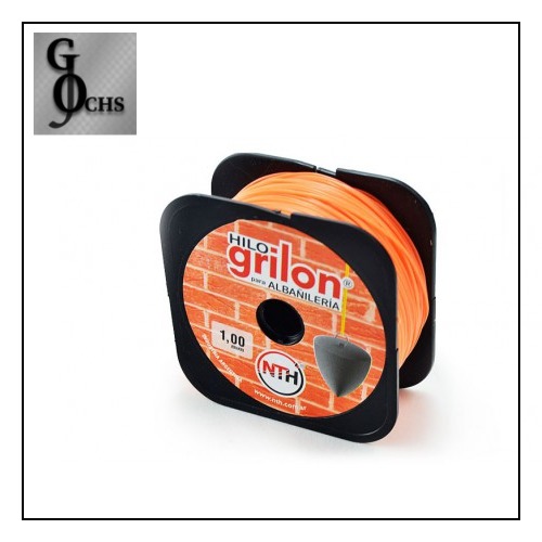 (05A080) TANZA PARA ALBAIL 0.80MM COLOR NARANJA "GRILON" - TANZA - TANZA ALBAIL