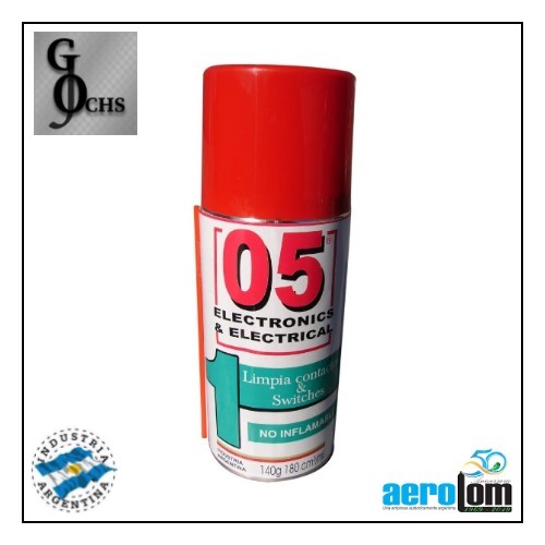 (05LIM) LIMPIA CONTACTOS "05" X 180 CC - LUBRICANTE, GRASA, DESENGRASAN - VARIOS