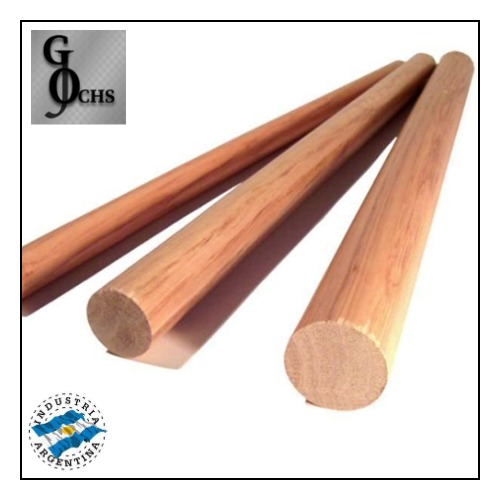 (2226S) BARRAL DE MADERA *SOLO 22 MM X 2,60 MT CEDRO - BARRALES Y SOPORTES - BARRAL DE MADERA