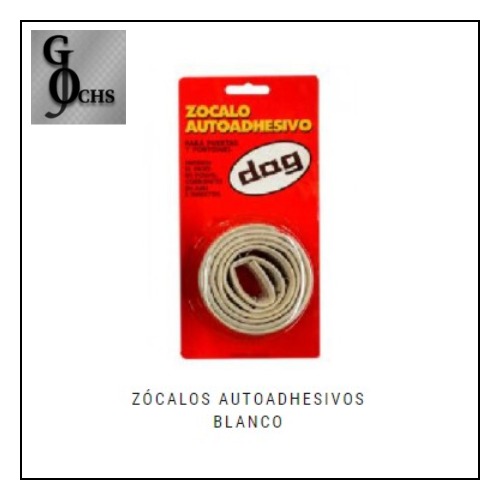 (29001) ZOCALO AUTOADHESIVO COLOR BLANCOS "DAG" - FERRETERIA - ZOCALOS