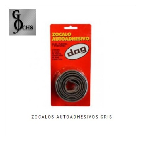 (29002) ZOCALO AUTOADHESIVO COLOR GRIS    "DAG" - FERRETERIA - ZOCALOS