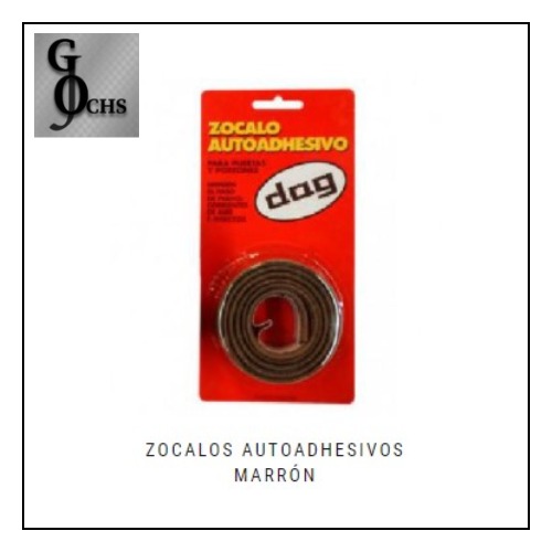 (29003) ZOCALOS AUTOADHESIVOS MARRON  "DAG" - FERRETERIA - ZOCALOS