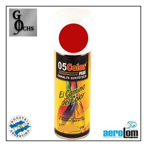 (400BE) PINTURA EN AEROSOL "05" X 440 CM3. COLOR BERMELLON - PINTURERIA - AEROSOL X400CC "05"