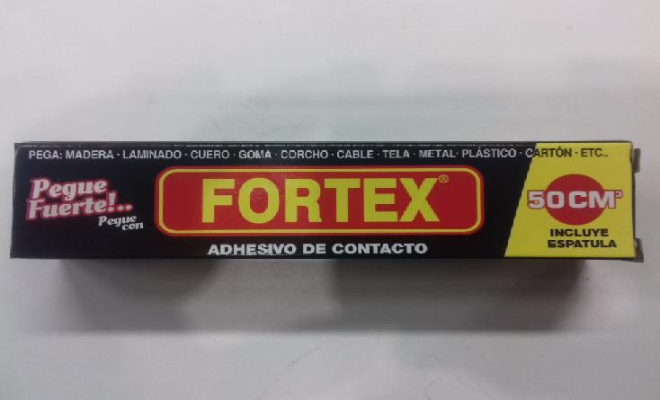 (44501) CEMENTO DE CONTACTO "FORTEX" 101 POMO DE 50 CM3 - CEMENTO CONTACTO+COLA VINILICA - CEMENTO DE CONTACTO "FORTEX"