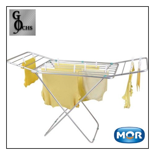 TENDEDERO DE PIE ALUMINIO 6VAR.CON ALAS "MOR"  94X56X153