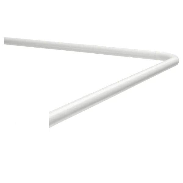 (75X175B) BARRAL PARA CORTINAS CURVO DE 0.75 X 1.75 BLANCO - BARRALES Y SOPORTES - BARRAL PARA CORTINA DE BAO