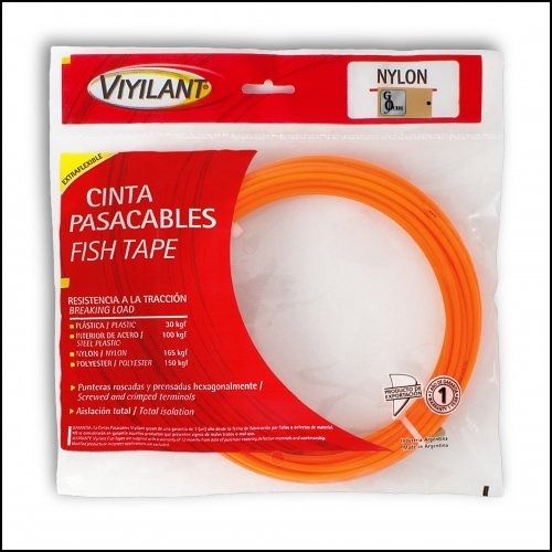 (932220) CINTA PASACABLES PLASTICA "VIYILANT"  7 MTS - CINTAS - CINTAS PASACABLES