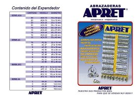 (AB263) ABRAZADERAS "APRET" A CREMALLERA (EXPENDEDOR-CON 263 UNIDADES) - ABRAZADERAS "APRET" - A CREMALLERA