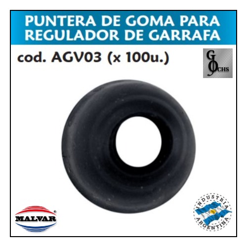 (AGV03) PUNTERA PARA REGULADOR - SANITARIOS - ARANDELAS DE GOMA