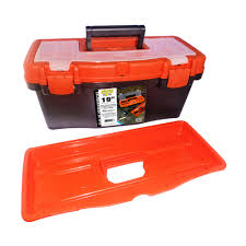 (ALI19) CAJA PLASTICA "ALIGAS" P/HERRAMIENTAS 19" CON GAVETERO Y BANDEJA - FERRETERIA - CAJAS PLASTICAS P/HERRAMIENTAS