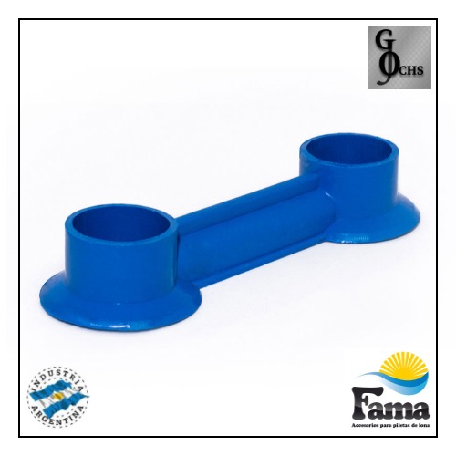 (BASDO) BASES DOBLES  PARA CAO PILETA DE LONA (REGATON DOBLE) - FERRETERIA - PILETAS LONA REPUESTOS