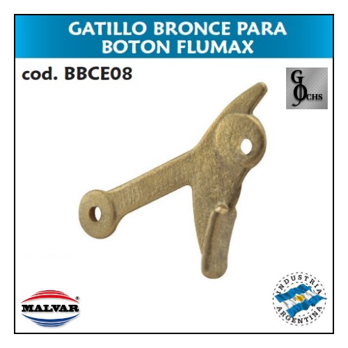 (BBCE08) GATILLO BRONCE PARA BOTON FLUMAX - SANITARIOS - GATILLO BRONCE