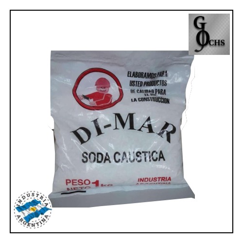 (C15091) SODA CAUSTICA EN PERLAS X 1/2 KG "DI-MAR" - LUBRICANTE, GRASA, DESENGRASAN - DESTAPA CAIERIA LIQUIDO