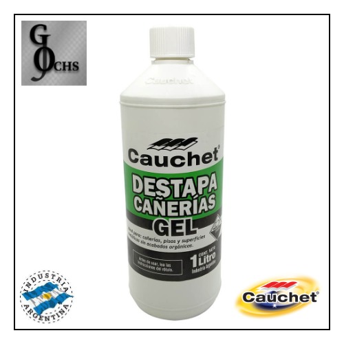 (C15107) DESTAPA CAERIAS X1LT EN GEL CAUCHET - LUBRICANTE, GRASA, DESENGRASAN - DESTAPA CAIERIA LIQUIDO