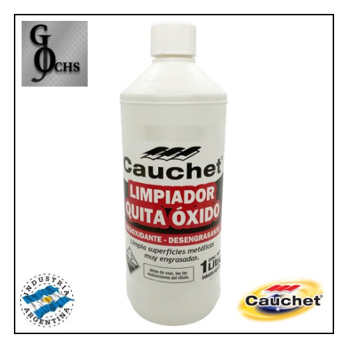 (C15110) DESOXIDANTE LIMPIADOR QUITA OXIDO X1LT CAUCHET - LUBRICANTE, GRASA, DESENGRASAN - FOSFATIZANTE/DESOXIDANTE