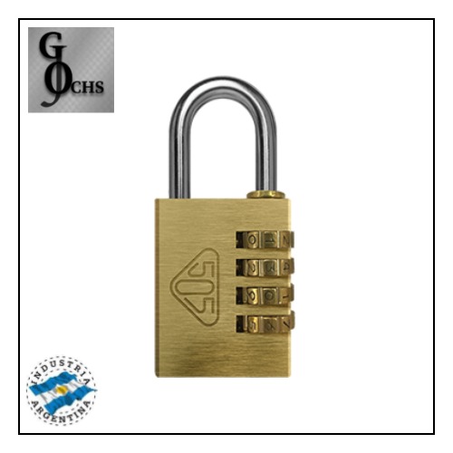 (C5544) CANDADOS "505" NRO. 40 CON COMBINACION - FERRETERIA - CANDADOS
