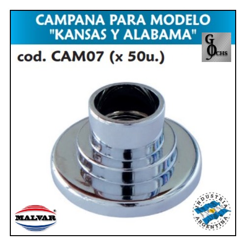 (CAM07) CAMPANA "KANSAS Y ALABAMA" - SANITARIOS - CAMPANAS