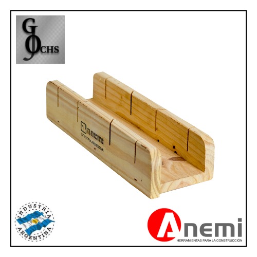 (CAP30) CAJA DE INGLETAR "ANEMI" DE 30 CM. X 7,5 CM. DE PINO - FERRETERIA - CAJAS INGLETADORAS
