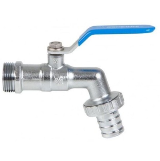 (CEM50) CANILLA ESFERICA METAL  1" "GLOSS" - SANITARIOS - CANILLAS