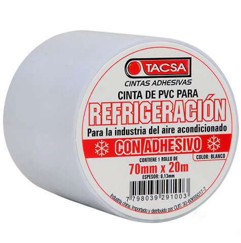 (CIREA) CINTA REFRIGERACION "TACSA" CON ADHESIVO 20 MTS. - CINTAS - REFRIGERACION
