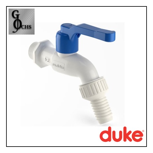 (CMK12) CANILLAS PVC "DUKE" DOMICILIARIA 1/2 CON PICO - SANITARIOS - CANILLAS