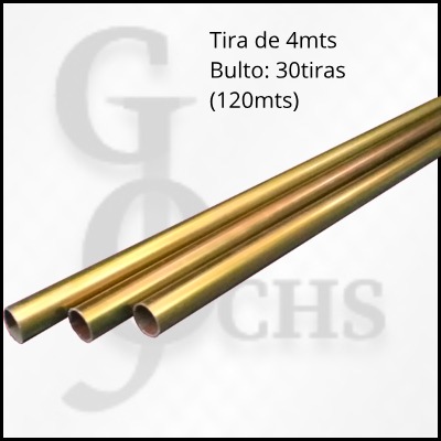 (CNH04) CAOS PARA CORTINAS DE HIERRO 1/2 ZINCADO AMARILLO - CAOS Y SOPORTES PARA CORTINA - CAO HIERRO BRONCEADO