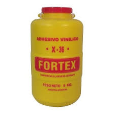 (CX363) COLA "FORTEX"  X-36 DE 1 KG - CEMENTO CONTACTO+COLA VINILICA - COLA PARA CARPINTERO "FORTEX"