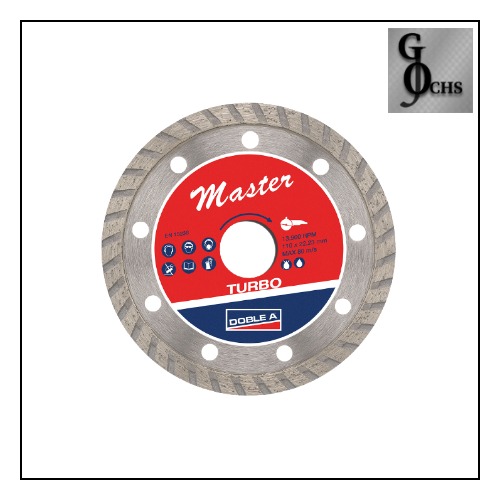 (DTA11) DISCO DIAMANTADO TURBO 115 "AA" - DISCOS DIAMANTADOS - DOBLE A MASTER