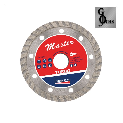 (DTA18) DISCO DIAMANTADO TURBO 180 "AA" - DISCOS DIAMANTADOS - DOBLE A MASTER
