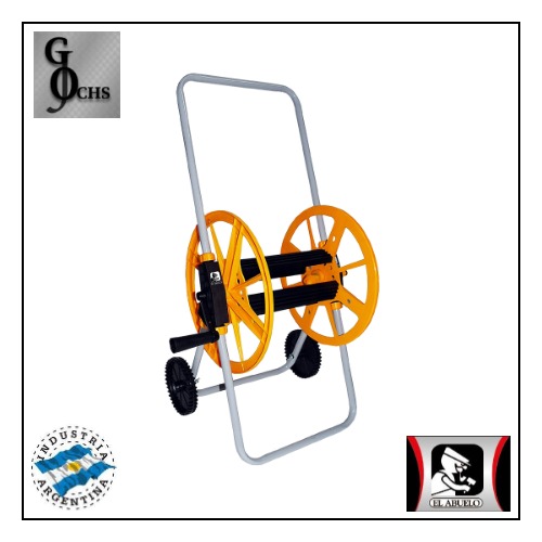 (ENP11) ENROLLADOR PARA MANGUERA "EL ABUELO" PLASTICO REGADOR C/RUEDAS - MANGUERA ACCESORIOS - ENROLLADORES PARA MANGUERA
