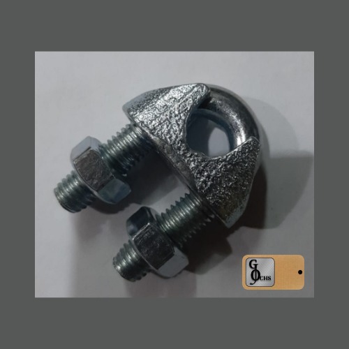 (EVO3790) GRAMPA PRENSA CABLE 3/8  (10 MM) - HERRAJES Y AFINES - GRAMPAS PRENSA CABLE DE ACERO