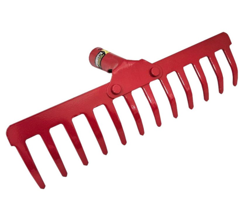 (EVOL0127) RASTRILLO DE 12 DIENTES (30CM) "ROTTWEILER" - HERRAMIENTAS - RASTRILLOS