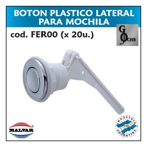 (FER00) BOTON PLASTICO LATERAL PARA MOCHILA - SANITARIOS - BOTON PLASTICO