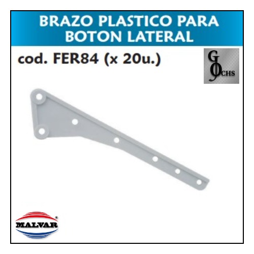 (FER84) BRAZO PLASTICO PARA BOTON LATERAL - SANITARIOS - BRAZO DE PLASTICO