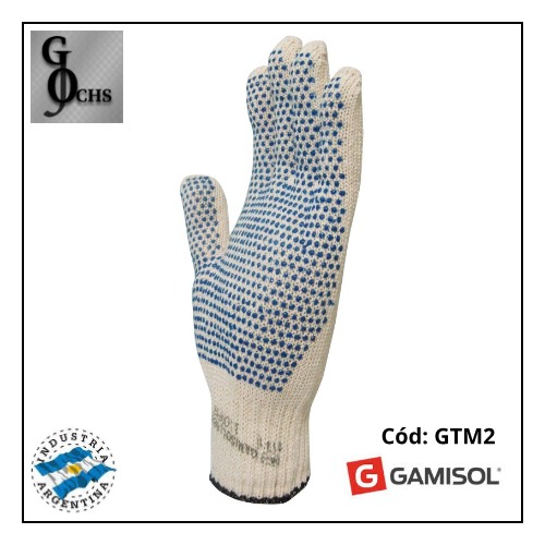 (GTM2) GUANTE TEJIDO MOTEADO 2+1 POLIESTER "CELER" - GUANTES - TEJIDOS