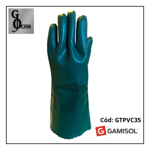 (GTPVC35) GUANTE BAADO PVC PRETECCION CONTRA FLUIDOS 35CM - GUANTES - BAADOS