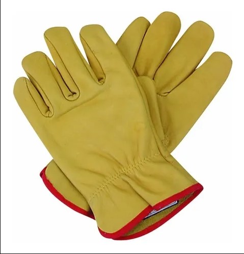 (GUA220) GUANTES DE VAQUETA LINCOLN 1/2 PASEO PUO ELASTIZADO - GUANTES - VAQUETA