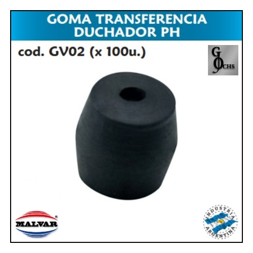 (GV02) GOMA TRANSFERENCIA DUCHADOR PH - SANITARIOS - ARTICULOS DE GOMA