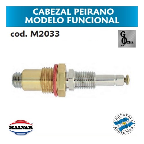 (M2033) CABEZAL PEIRANO MODELO FUNCIONAL - SANITARIOS - CABEZALES