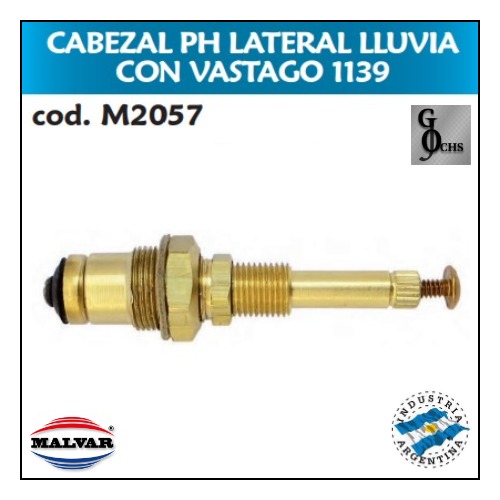 (M2057) CABEZAL PH LATERAL LLUVIA C/VASTAGO 1139 - SANITARIOS - CABEZALES