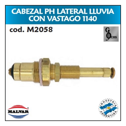 (M2058) CABEZAL PH LATERAL LLUVIA C/VAST 1140 - SANITARIOS - CABEZALES