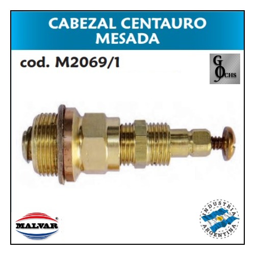 (M2069-1) CABEZAL CENTAURO MESADA - SANITARIOS - CABEZALES