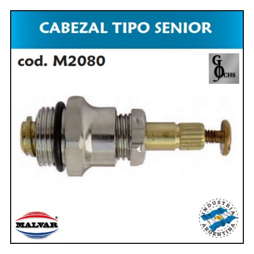 (M2080) CABEZAL TIPO SENIOR - SANITARIOS - CABEZALES