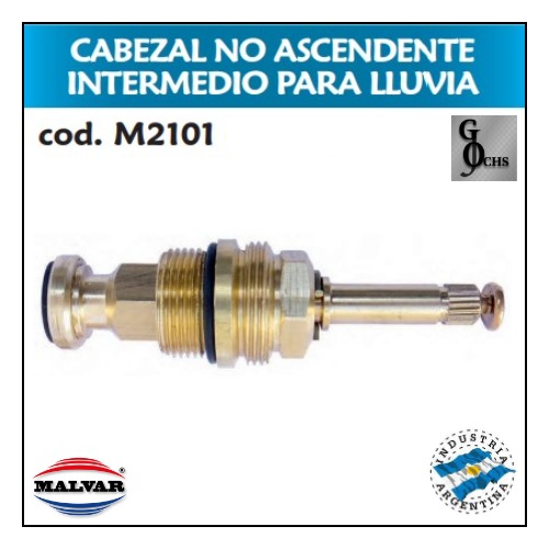 (M2101) CABEZAL NO ASCENDENTE INTERMEDIO PARA LLUVIA - SANITARIOS - CABEZALES