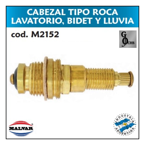 (M2152) CABEZAL TIPO ROCA LAV BIDET Y LLUVIA - SANITARIOS - CABEZALES