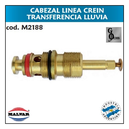 (M2188) CABEZAL LINEA CREIN TRANFERENCIA LLUVIA - SANITARIOS - CABEZALES