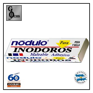 (MASIN) MASILLA PARA INODOROS "NODULO" 1 TARUGO=1 INODORO (700 GRS.) - NODULO - PRODUCTOS NODULO