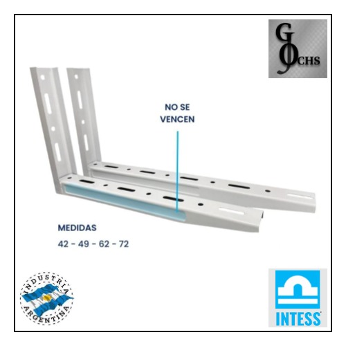 (MEA42) MENSULAS PARA AIRE ACONDICIONADO 42CM X PAR "INTESS" - FERRETERIA - MENSULAS