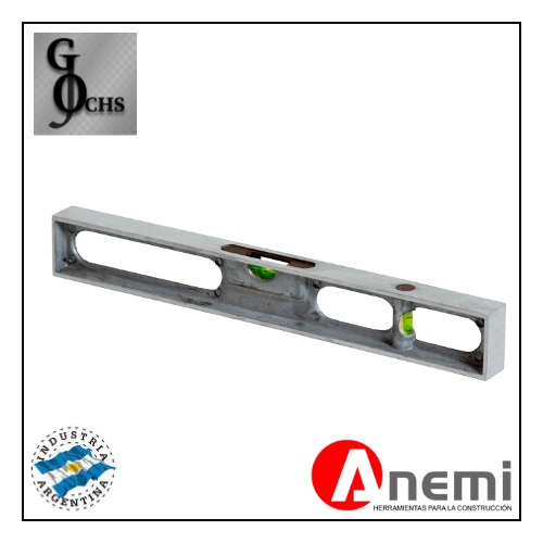 (N9A30) NIVEL DE ALUMINIO "ANEMI" 30 CM. - HERRAMIENTAS - NIVEL ALUMINIO ANEMI