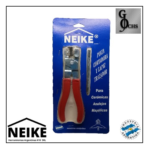 (P3K10) PINZAS PARA CORTAR CERAMICA "NEIKE" CON 1 LAPIZ DE WIDIA - HERRAMIENTAS - PINZAS